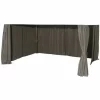 SIENA GARDEN Seitenteile Zu Pavillon Dubai 3×4 M, Grau, 4er Set Bezug Aus Polyester, 180g/m² In Grau, 4 Stück 10