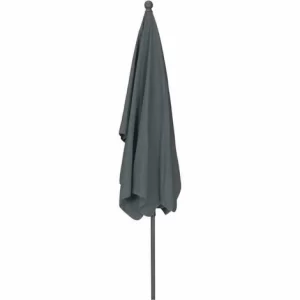 SIENA GARDEN Tropico Mittelstockschirm Anthrazit/grau 210x140cm Gestell Stahl Anthrazit, Bezug 100% Polyester, 180g/m² In Grau, Lichtschutzfaktor UPF 50+ 11