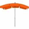 SIENA GARDEN Tropico Mittelstockschirm Anthrazit/terracotta 210x140cm Gestell Stahl Anthrazit, Bezug 100% Polyester, 180g/m² In Terracotta, Lichtschutzfaktor UPF 50+ 17