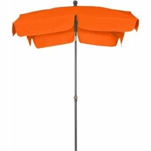 SIENA GARDEN Tropico Mittelstockschirm Anthrazit/terracotta 210x140cm Gestell Stahl Anthrazit, Bezug 100% Polyester, 180g/m² In Terracotta, Lichtschutzfaktor UPF 50+ 9