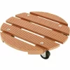 SIENA GARDEN Pflanzenroller WPC, Ø 30 Cm, Natur Tragkraft: 60 Kg 11