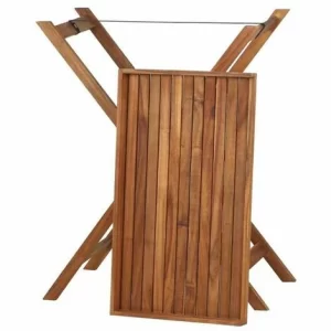 SIENA GARDEN Minera Tablett, Gestell Und Fläche Akazienholz FSC®-100% Natur, Praktisch Zusammenklappbar, Optimale Arbeitshöhe Zum Grillen 9