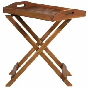 SIENA GARDEN Astoria Tablett 60x40x70 Cm Gestell Und Tischplatte Akazienholz Natur Geölt, Fläche Akazienholz Natur 13