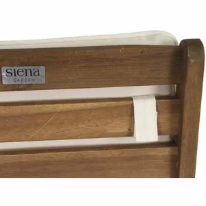 SIENA GARDEN Almeria Balkonmöbelset, 3 Tlg. Gestell Und Fläche Akazienholz FSC®-Mix Natur, Inkl. Sitz- Und Rückenkissen 15
