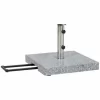 SIENA GARDEN Granitständer Trolley 45 Kg Eckig Mit Tolley-Auszug Und Rollen 17