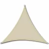 SIENA GARDEN Solino Sonnensegel Ecru 180g/m² HDPE, 3-eckig, 5x5x5m 19
