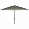 SIENA GARDEN Avio Mittelstockschirm Anthrazit/olive Ø 350cm Gestell Alu Anthrazit, Streben Stahl, Bezug 100% Polyester, 220g/m² Olive, Lichtschutzfaktor UPF 50+ 17