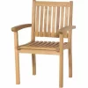 SIENA GARDEN Paleros Landhaussessel Gestell Und Fläche Akazienholz FSC®-100% Natur 17