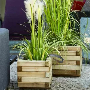 SIENA GARDEN Pflanzkübel Taunus 60 60 X 60 X 43 Cm, Kiefernholz FSC 100% 15
