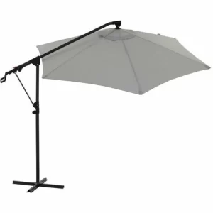 SIENA GARDEN Alu-Ampelschirm ‘Leo’, Ø 300 Cm Stone 9