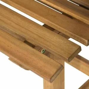 SIENA GARDEN Santana 2er Bank Gestell Und Fläche Akazienholz FSC®-100% Natur 15