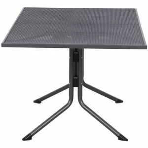 SIENA GARDEN Elda Plus Dining Tisch 140x90x71 Cm Gestell Stahl Eisengrau, Tischplatte Streckmetall Eisengrau 15