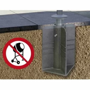 SIENA GARDEN Bodenständer Earthbase Für Ampelschirme Montage Ohne Beton 8