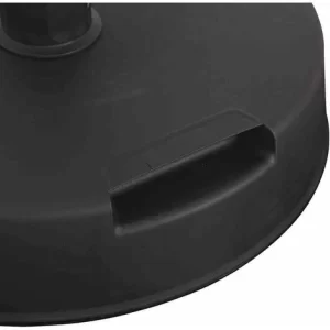 SIENA GARDEN Betonständer 30 Kg Rund, Anthrazit Kunststoffrohr 21-54 Mm, Mit Handmulden 12
