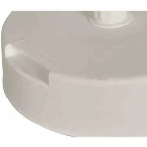 SIENA GARDEN Betonständer 30 Kg Rund, Weiß Kunststoffrohr 19-54 Mm, Mit Handmulden 9