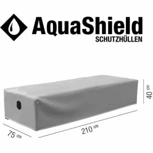 SIENA GARDEN AquaShield Liegenhülle 210x75xH40 Cm Hellgrau 9