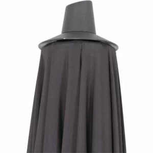 SIENA GARDEN Avio Mittelstockschirm Anthrazit/anthrazit Ø 300cm, Gestell Alu Anthrazit, Streben Stahl, Bezug 100% Polyester, 220g/m² Anthrazit, Lichtschutzfaktor UPF 50+ 13