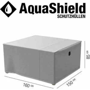 SIENA GARDEN AquaShield Sitzgruppenhülle 160x150xH85 Cm Hellgrau, 100% Polyester 13