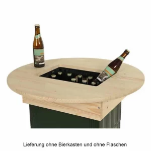 Siena Garden Tischaufsatz Für Bierkasten Ø 69×14,5 Cm Holz Kiefer Natur 9