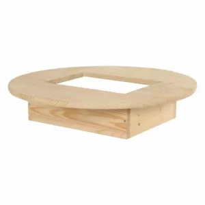 Siena Garden Tischaufsatz Für Bierkasten Ø 69×14,5 Cm Holz Kiefer Natur 15