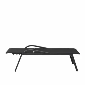 Siena Garden Milos Rollliege Aluminium Anthrazit Mit Textilbezug Schwarz-grau H16694 Sonnenliege 9
