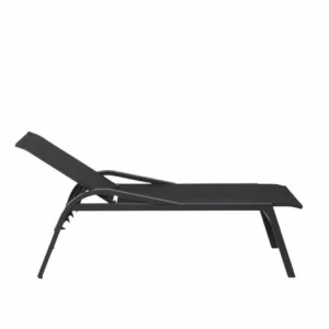 Siena Garden Milos Rollliege Aluminium Anthrazit Mit Textilbezug Schwarz-grau H16694 Sonnenliege 11