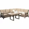 Siena Garden Loungegruppe Corido 5-teilig Alugestell Gardino®-Geflecht Charcoal Grey 19