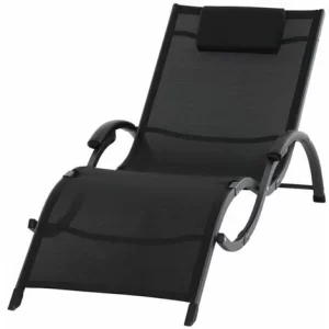 SIENA GARDEN Liege ‘Tropez’, Schwarz, Ranotex®, Ca. 66 X 165 X 64 Cm 13