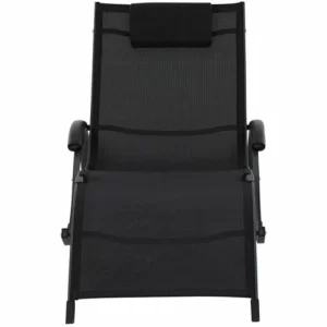 SIENA GARDEN Liege ‘Tropez’, Schwarz, Ranotex®, Ca. 66 X 165 X 64 Cm 15