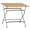 SIENA GARDEN Biergartentisch Peru II 80x80cm Klappbar Stahl/Teak 19