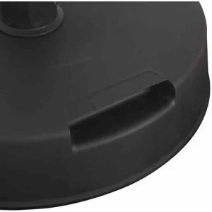 SIENA GARDEN Betonständer 20 Kg Rund, Anthrazit Kunststoffrohr 18-38 Mm, Mit Handmulden 12