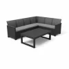 Siena Garden Amea Eck-Loungeset Amea Graphit 4055938897655 Eck-loungeset Siena Eck-loungeset Graphit Graphit 17
