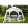 Siena Garden Eventzelt Roma Weiß 320 X 320 Cm Camping Event Pavillon Gartenzelt 8