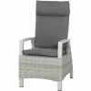 SIENA GARDEN Corido Dining Sessel Gestell Alu Ice Grey, Inkl. Sitz- Und Rückenkissen Stone Grey 19